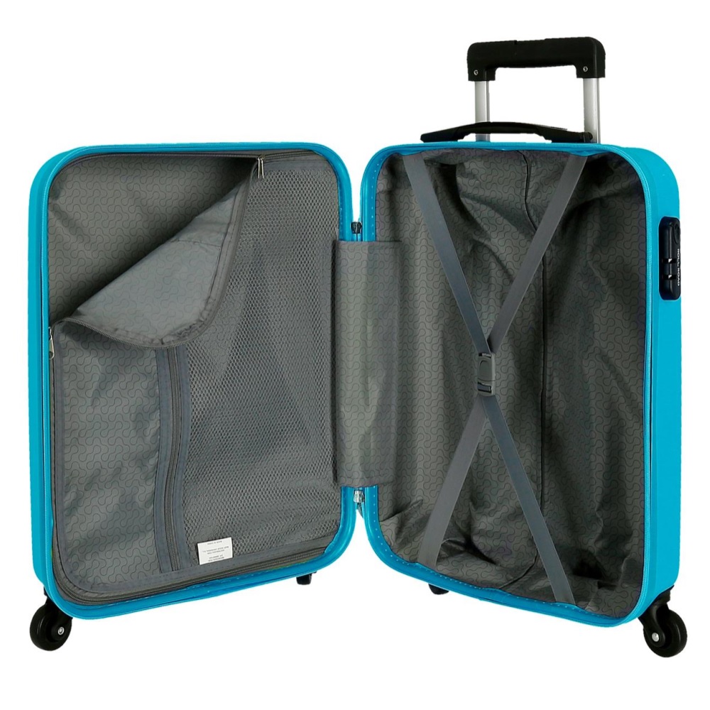 Kuffert til børn Roll Road Flex Light Blue