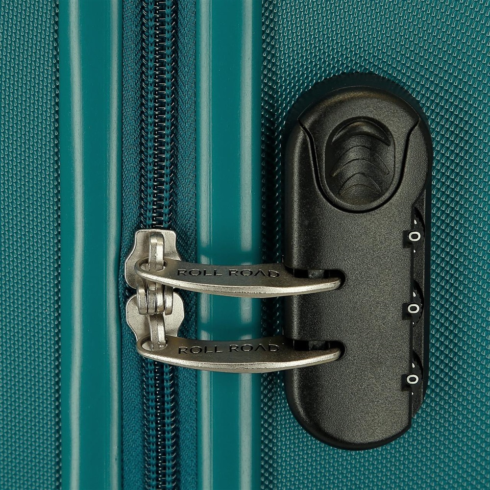 Kuffert til børn Roll Road Flex Ocean Green