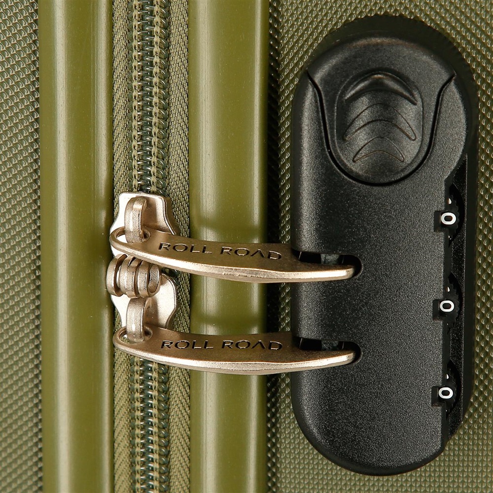Kuffert til børn Roll Road Flex Khaki