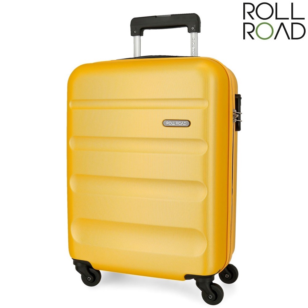 Kuffert til børn Roll Road Flex Yellow