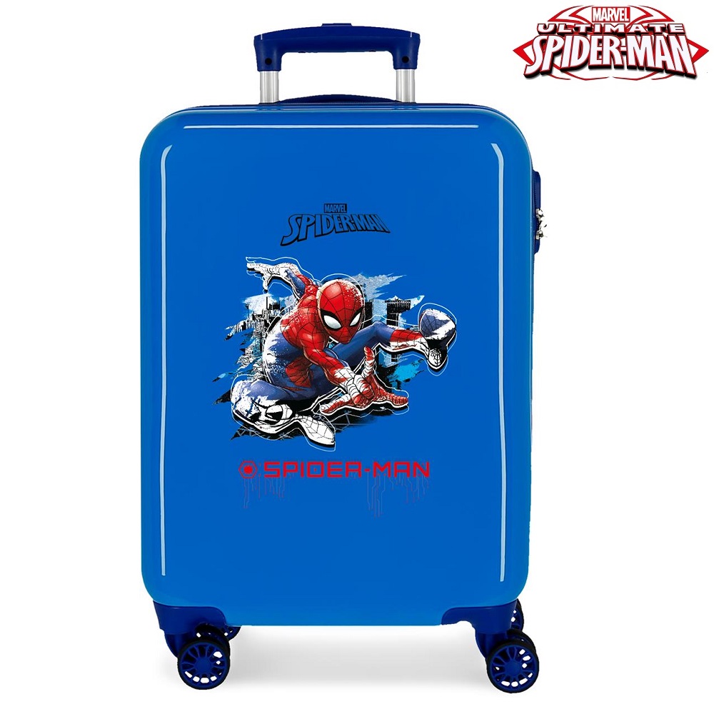 Kuffert til børn Spiderman Geo Blue