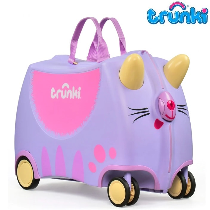 Ride-on kuffert til børn - Trunki Glide Cassie Cat