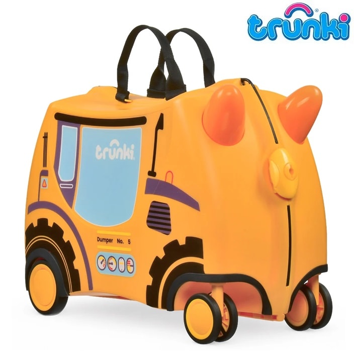 Ride-on kuffert til børn - Trunki Glide Doug Digger