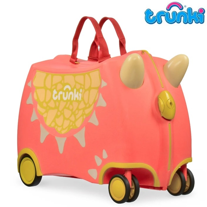 Ride-on kuffert til børn - Trunki Glide Dylan Dragon