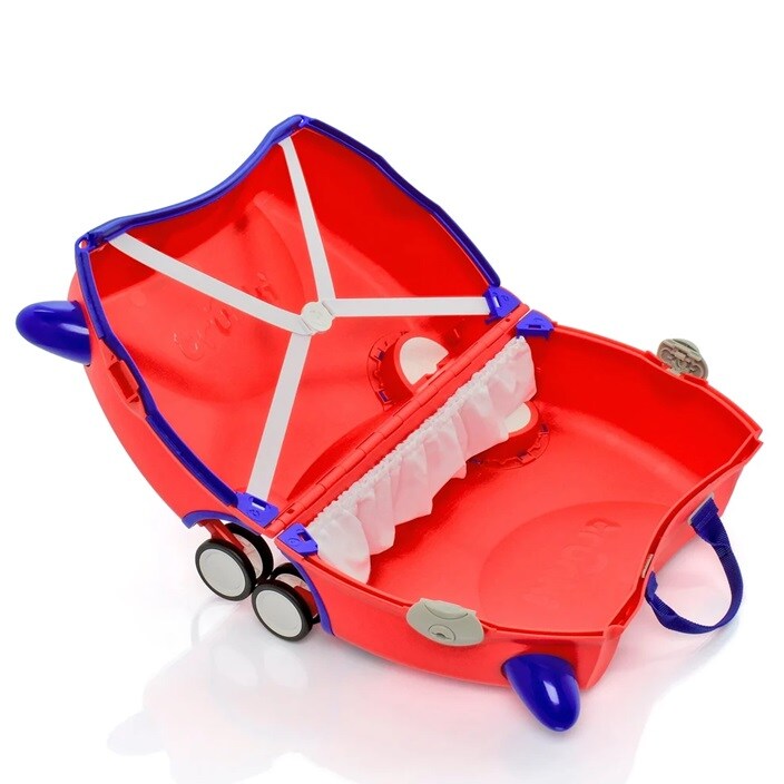 Ride-on kuffert til børn - Trunki Glide Frank Firetruck