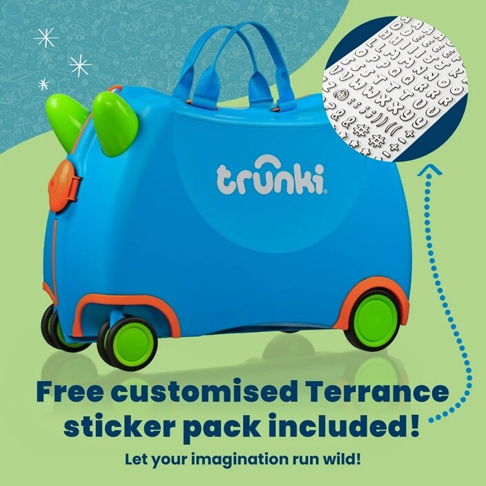 Ride-on kuffert til børn - Trunki Glide Terrance