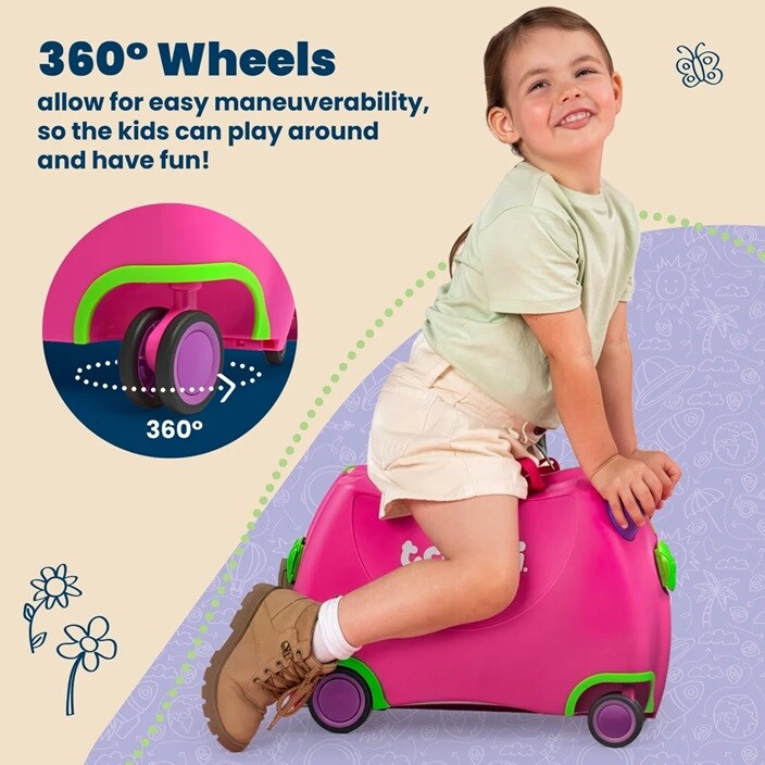 Ride-on kuffert til børn - Trunki Glide Trixie