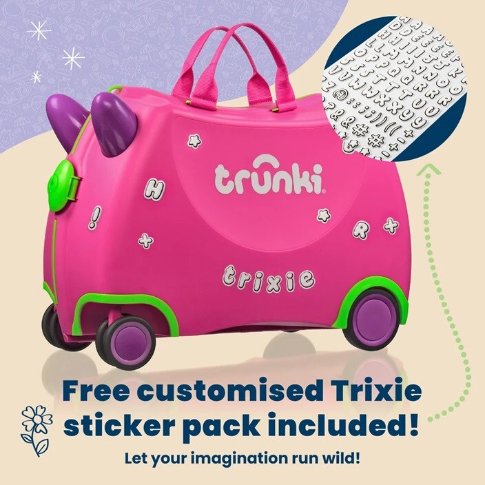 Ride-on kuffert til børn - Trunki Glide Trixie