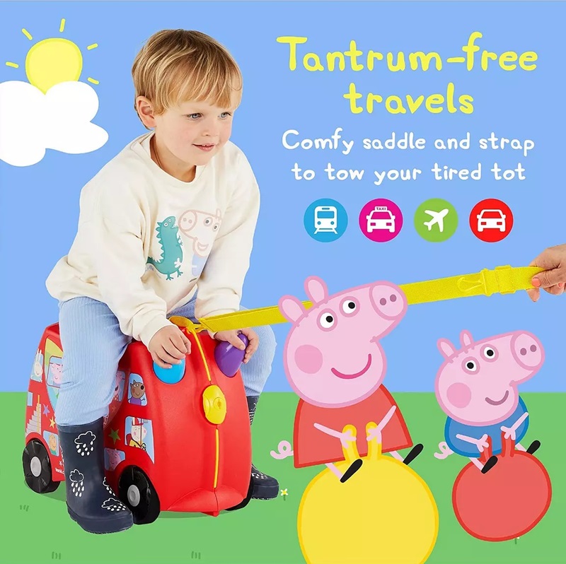 Kuffert til børn Trunki Peppa Pig