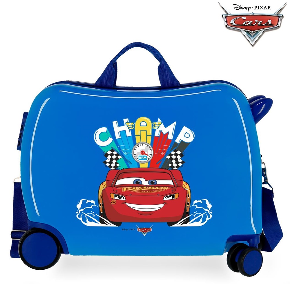 Ride-on kuffert til børn Biler Champ