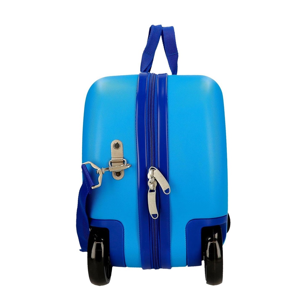 Ride-on kuffert til børn Biler Let's Race Blue