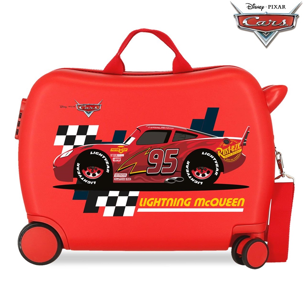 Kuffert til børn at sidde på Biler Lightning McQueen