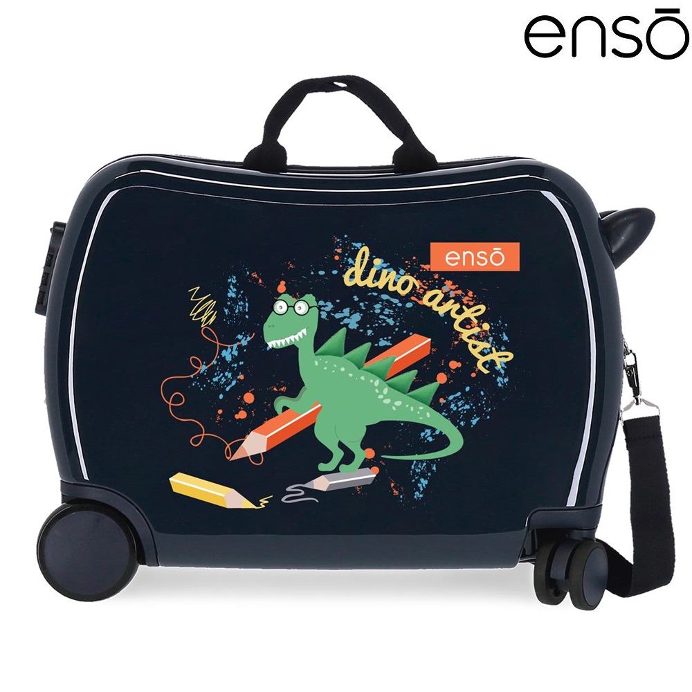 Kuffert til børn at sidde på Enso Dino Artist