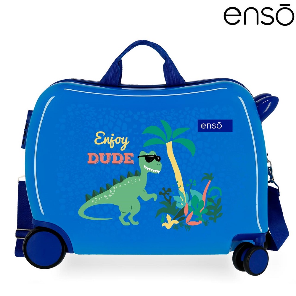 Kuffert til børn Enso Dino Enjoy Dude