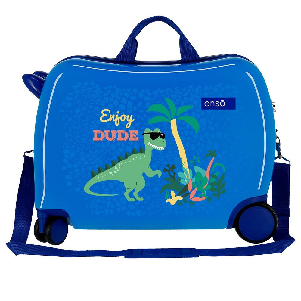 Kuffert til børn Enso Dino Enjoy Dude
