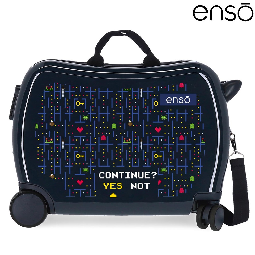 Kuffert til børn at sidde på Enso Gamer Navy