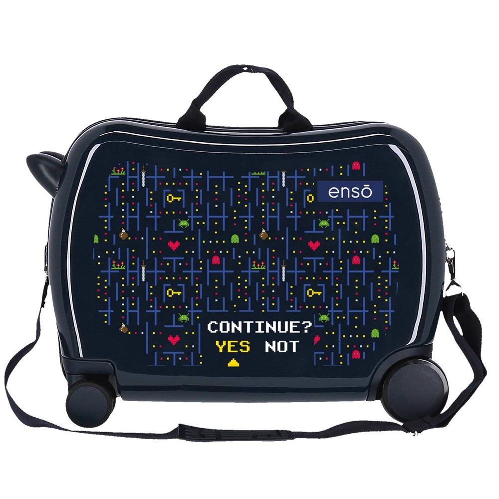 Kuffert til børn at sidde på Enso Gamer Navy