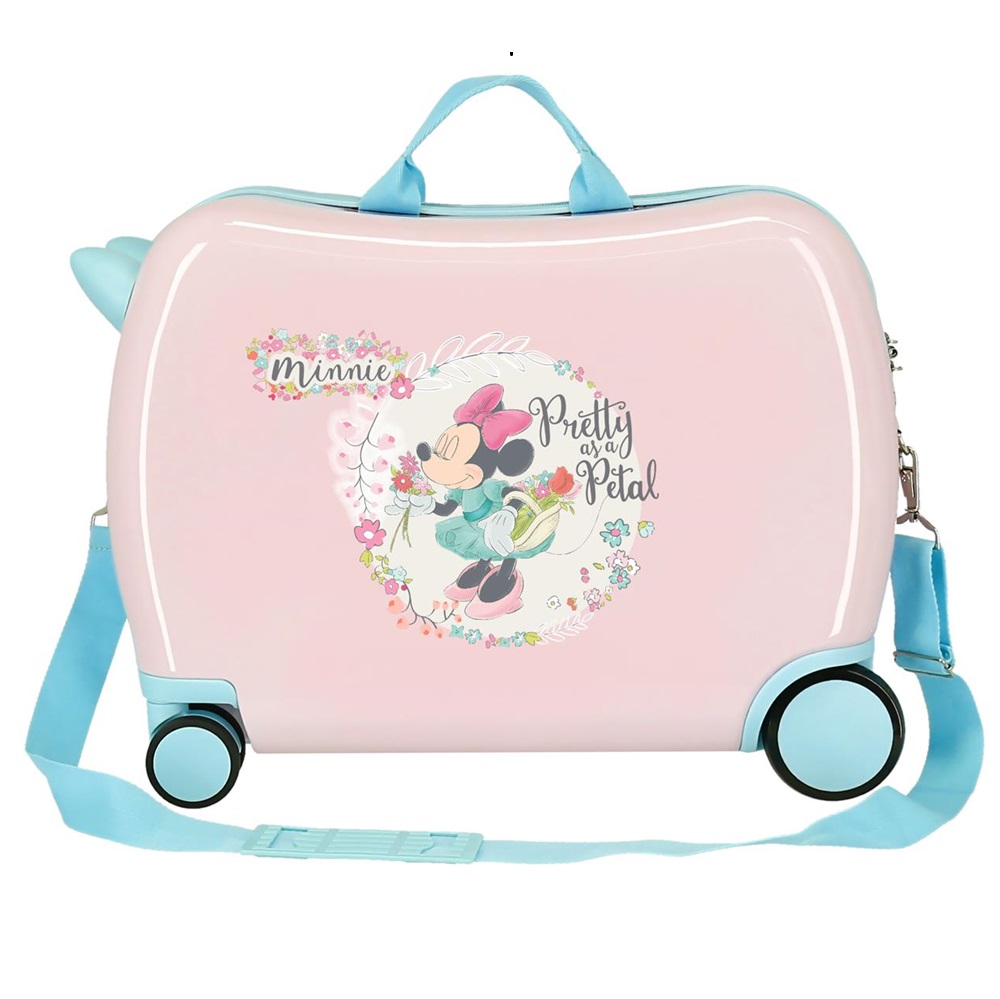 Kuffert til børn at sidde på Minnie Mouse Florals