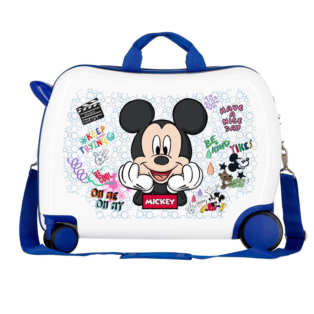 Kuffert til børn at sidde på Mickey Mouse Be Cool