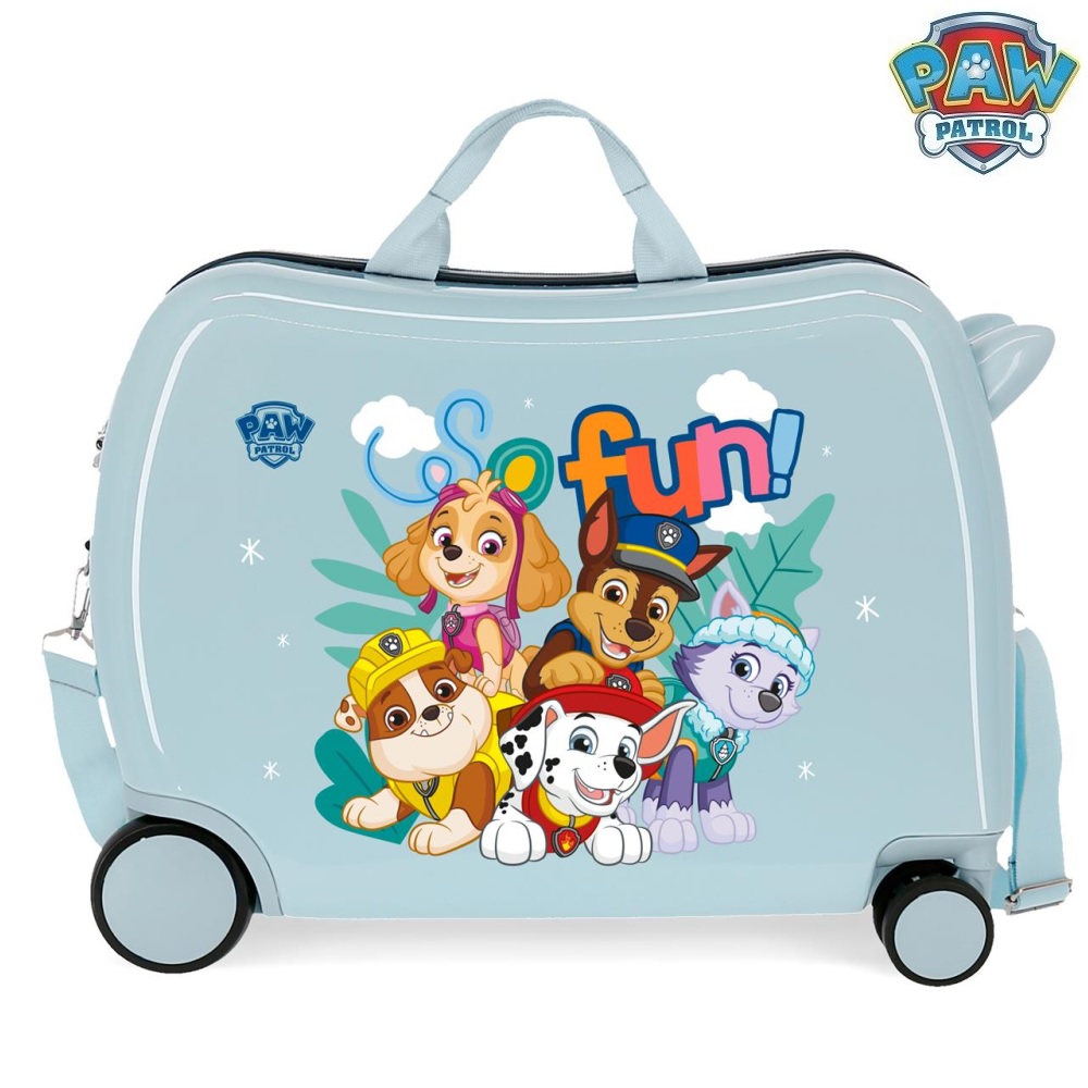 Børnekuffert at side på Paw Patrol Fun Light Blue