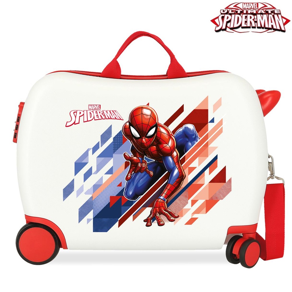 Ride-on kuffert - Spiderman Geo White Ride-on kuffert - Spiderman Geo White