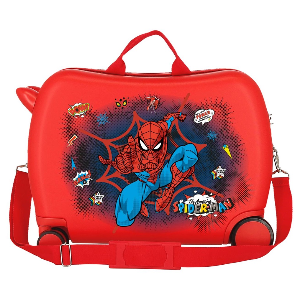 Kuffert til børn at sidde på Spiderman Pop