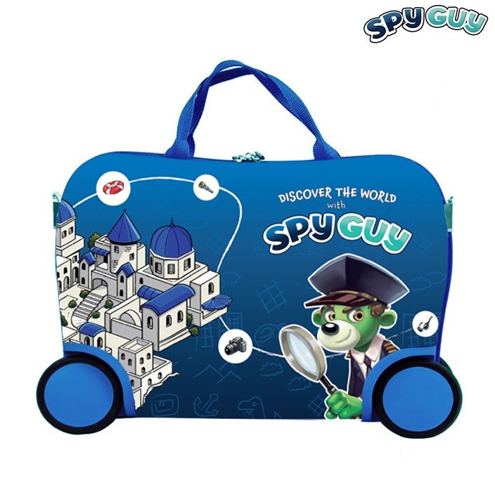 Børnekuffert at sidde på - Spy Guy Adventure