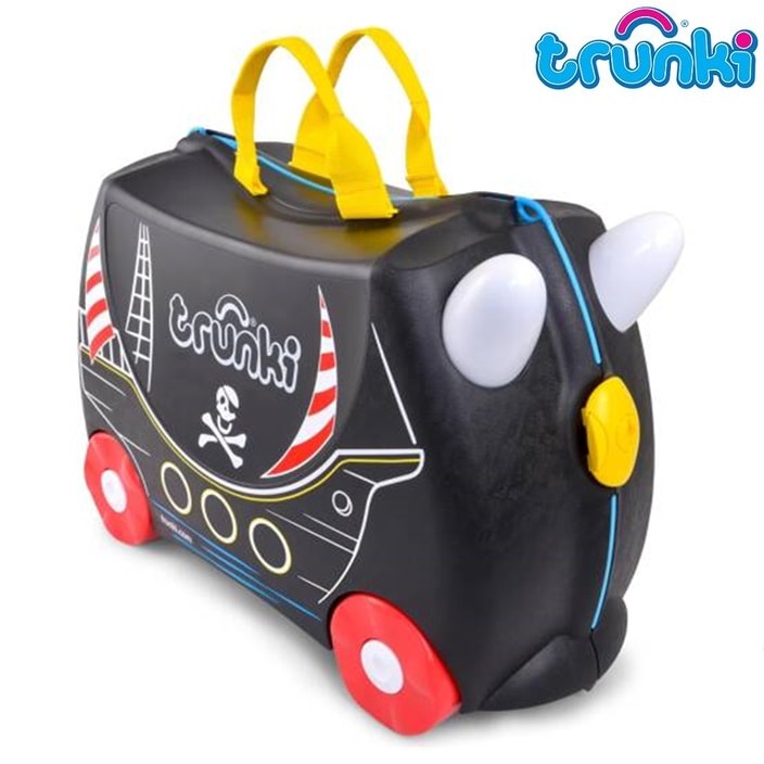 Ride-on kuffert til børn - Trunki Pedro Pirate Ship