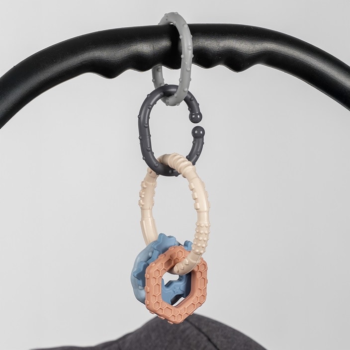 Fastgøringsringe til barnevogn – Reer Clip&Go Fastening Rings