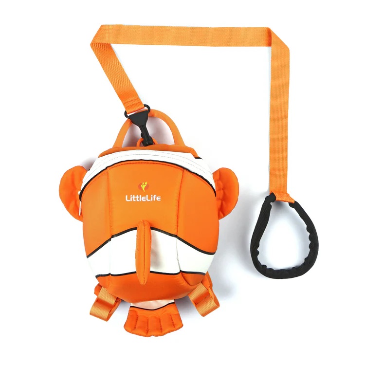 Børnerygsæk med snor - LittleLife Toddler Klovnfisk