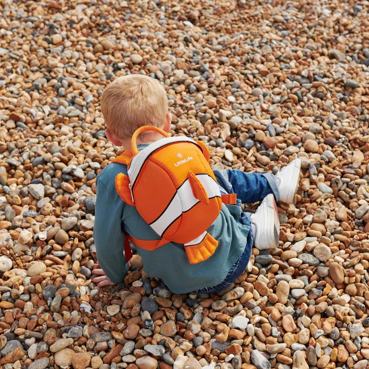 Børnerygsæk med snor - LittleLife Toddler Klovnfisk