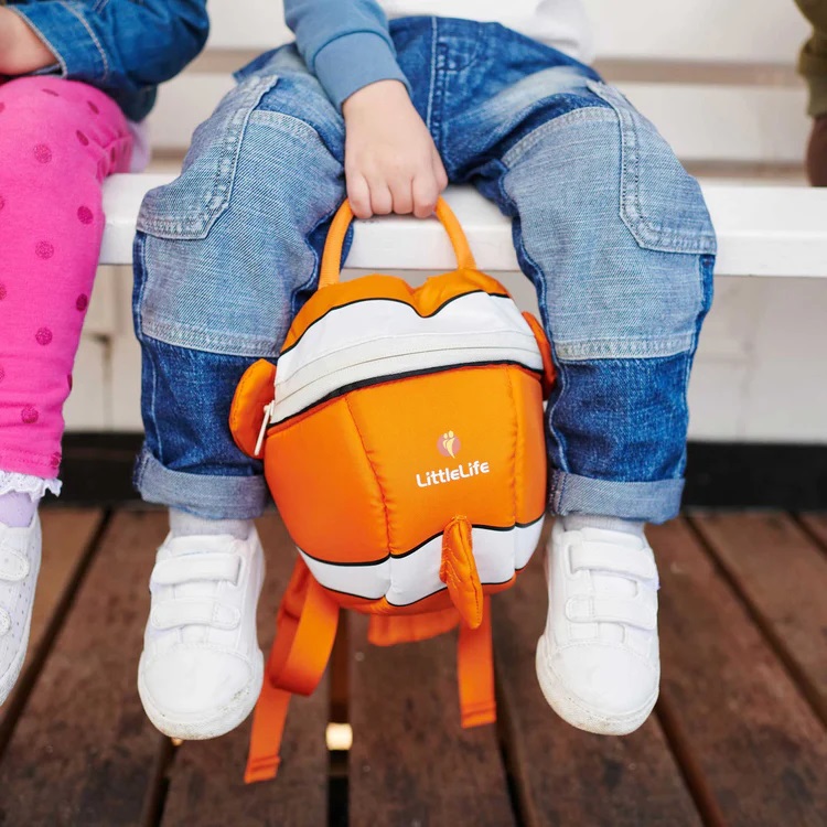 Børnerygsæk med snor - LittleLife Toddler Klovnfisk