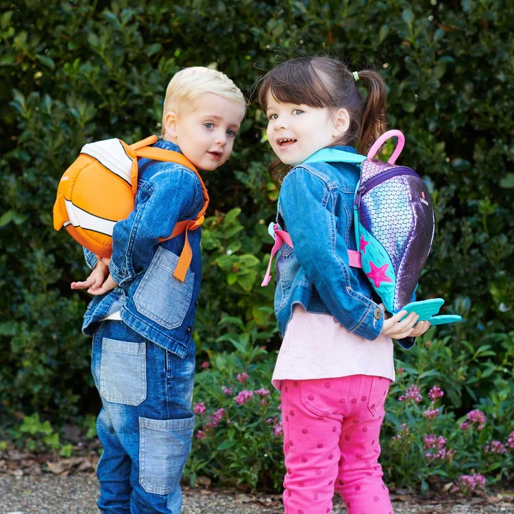 Børnerygsæk med snor - LittleLife Toddler Klovnfisk