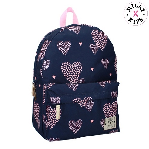 Børnerygsæk Milky Kiss Pink Hearts