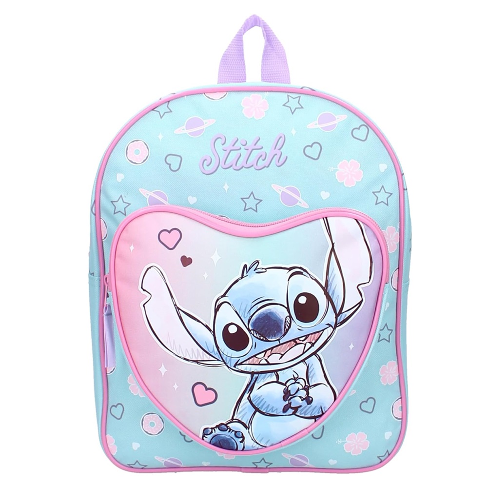 Rygsæk til børn Stich Hello Cutie Heart