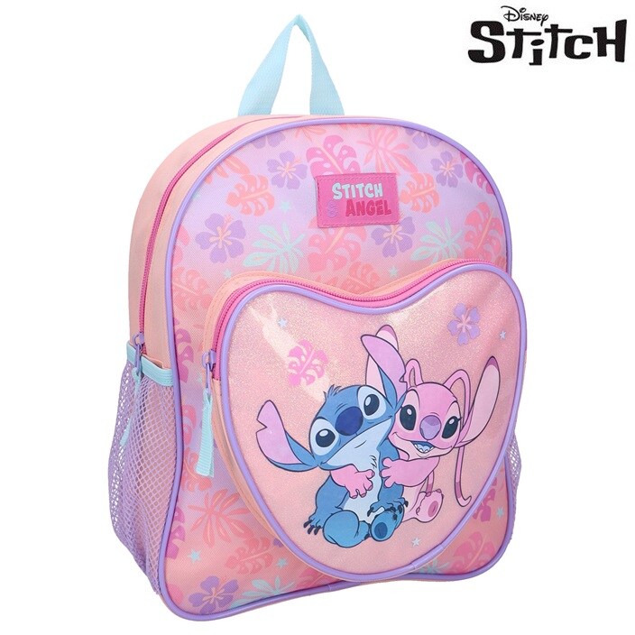 Rygsæk til børn Stitch True Hearts