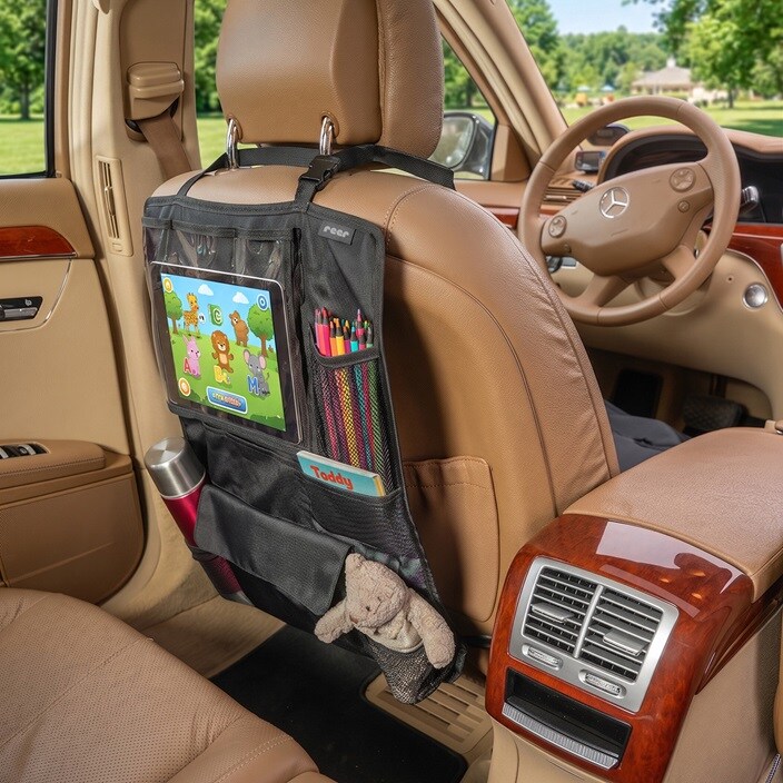 Tablet-holder til bil - Reer TravelKid Organizer Black