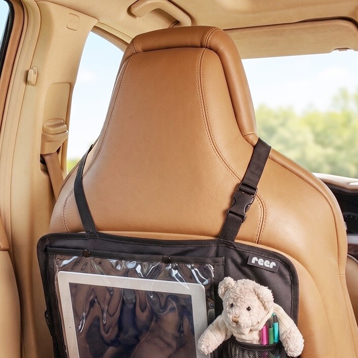 Tablet-holder til bil - Reer TravelKid Organizer Black