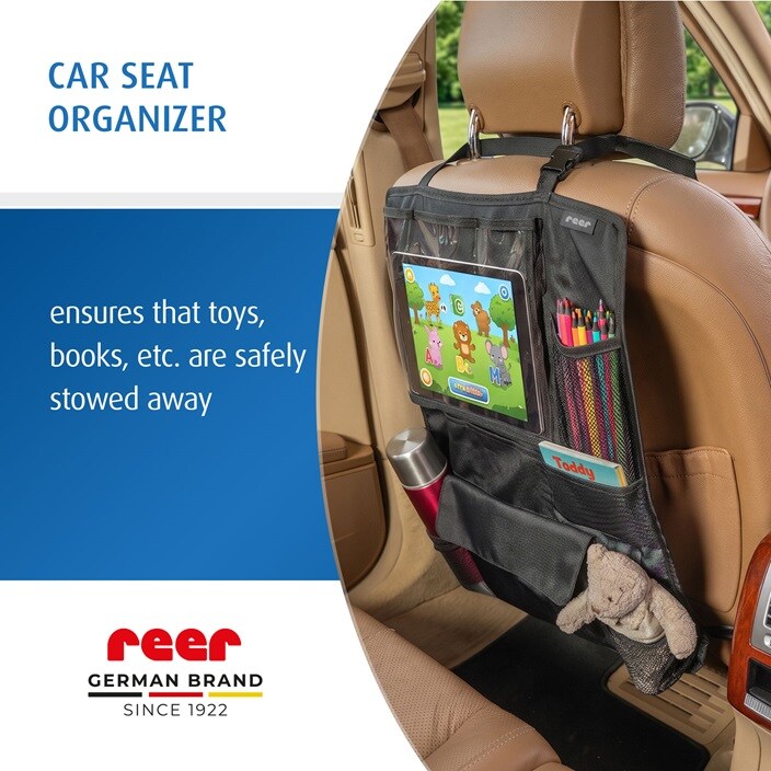 Tablet-holder til bil - Reer TravelKid Organizer Black