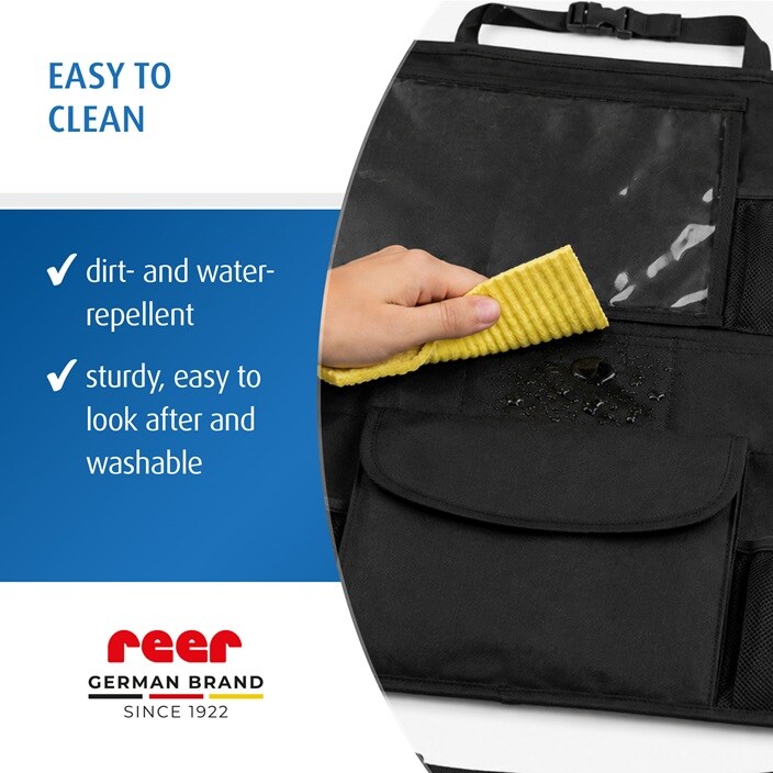 Tablet-holder til bil - Reer TravelKid Organizer Black