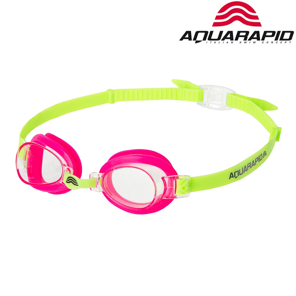 Svømmebriller til børn Aqurapid Tuna Pink and Green
