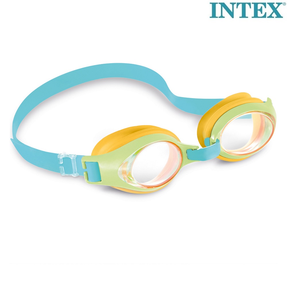 Svømmebriller til børn Intex Water Fun Green