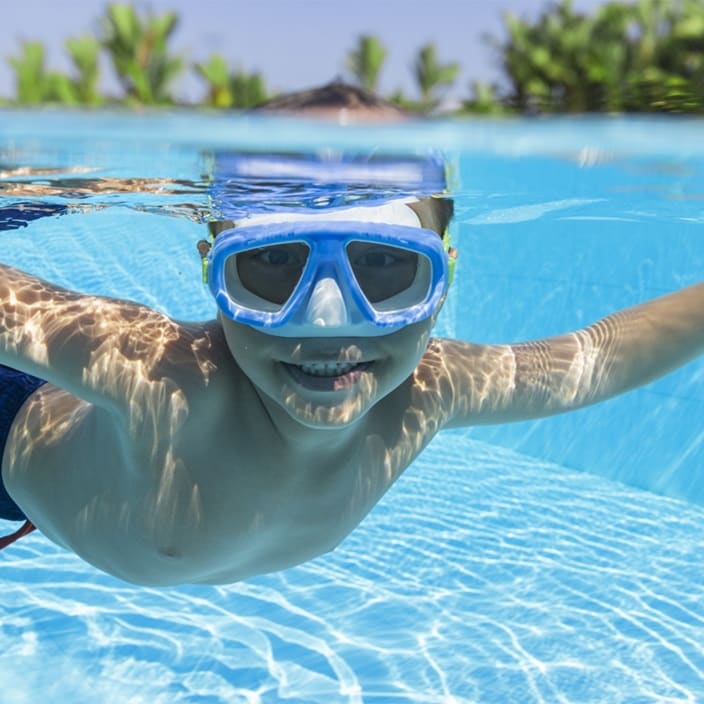 Svømmemaske til børn Bestway Aqua Champ Blue