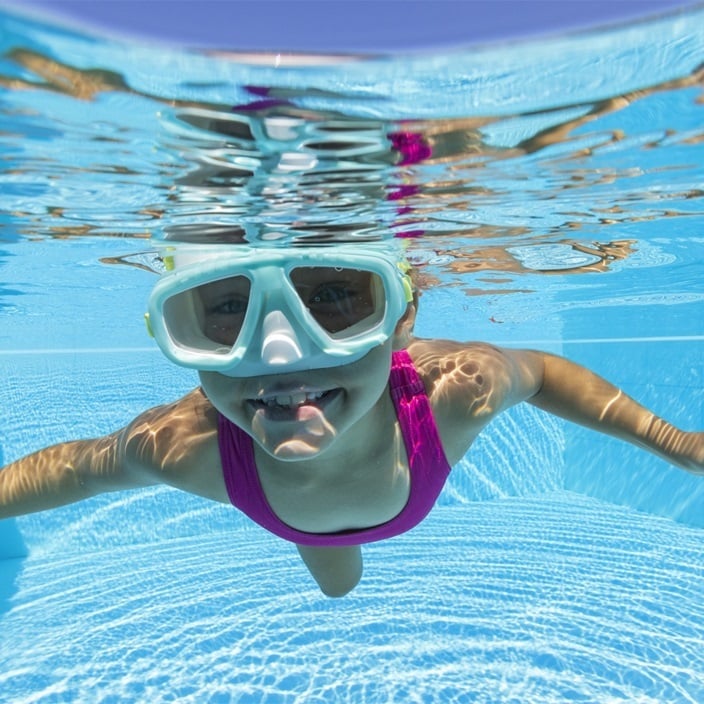Svømmemaske til børn Bestway Aqua Champ Turquoise