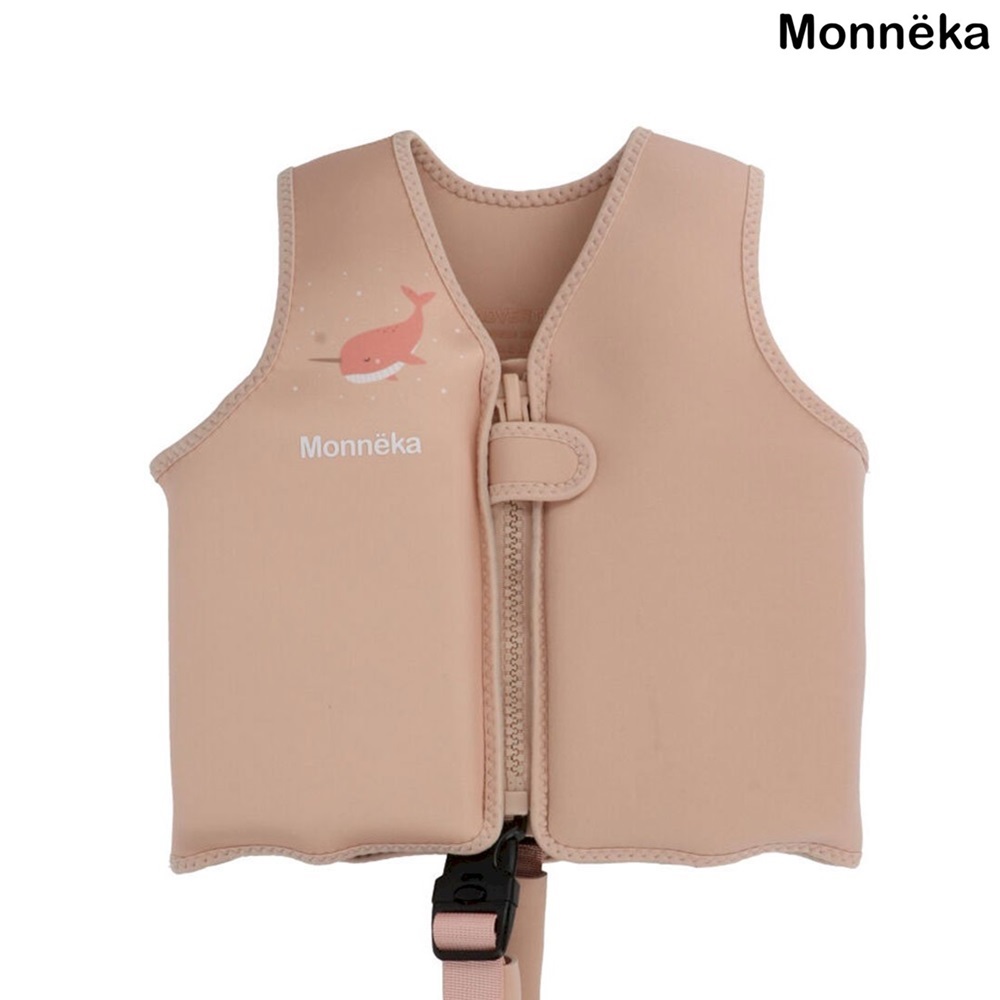 Svømmevest til børn - Monnëka Float Vest Narwhal