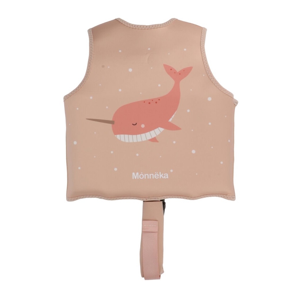 Svømmevest til børn - Monnëka Float Vest Narwhal