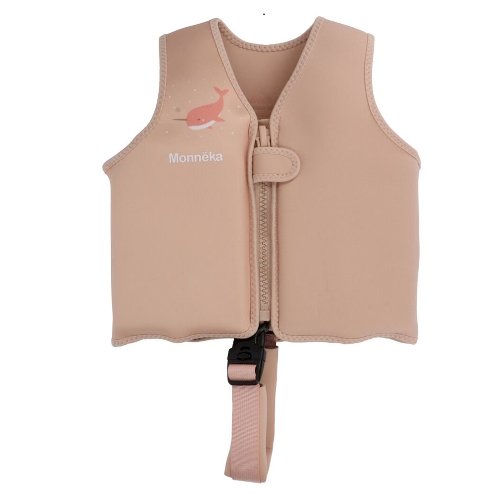 Svømmevest til børn - Monnëka Float Vest Narwhal