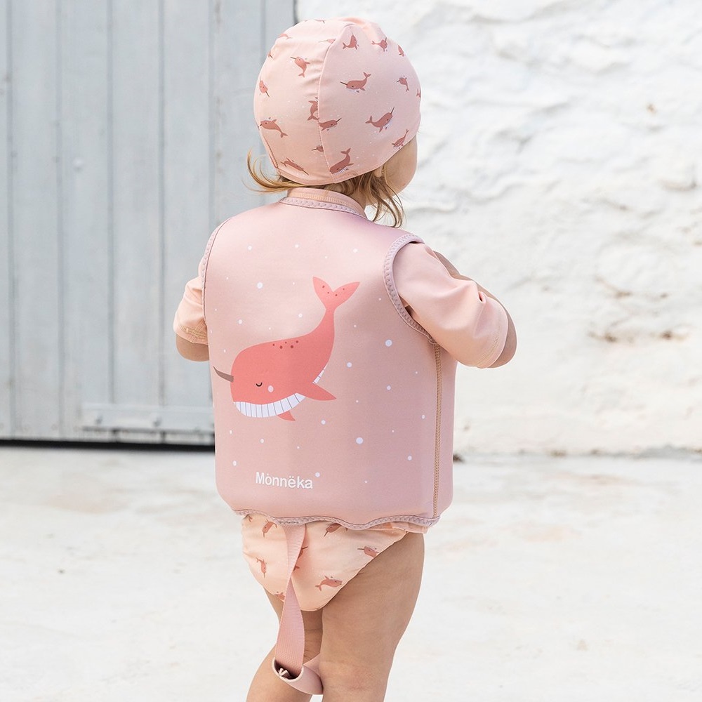 Svømmevest til børn Monnëka Float Vest Narwhal