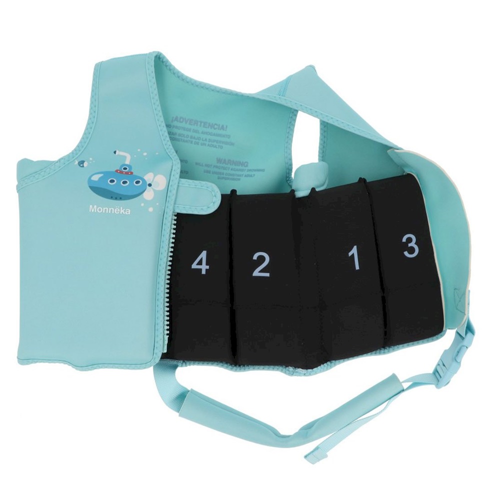 Svømmevest til børn - Monnëka Float Vest Submarine