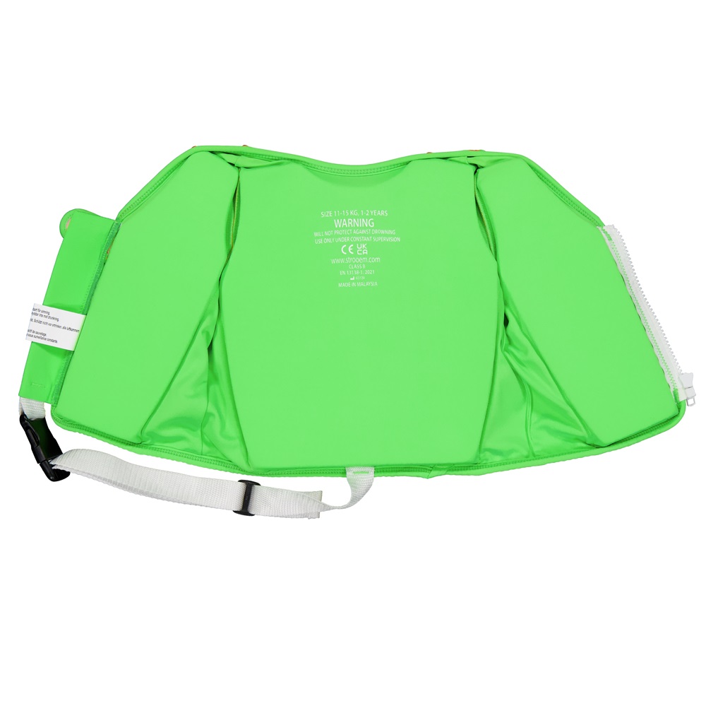Svømmevest til børn Strooem Green & Orange